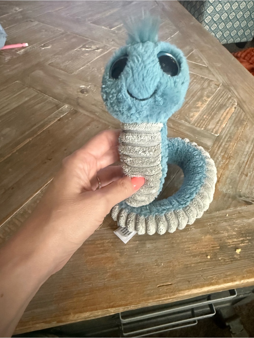 Jellycat Retired Blue Wiggly Worm